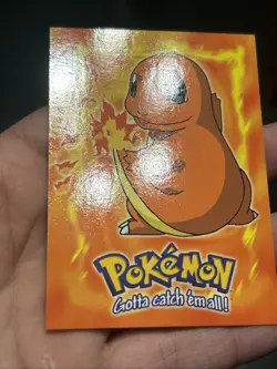 TOPPS Charmander E4 of 12 BLACK LOGO - Pokemon Card - Image 3