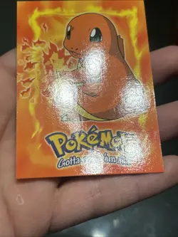 TOPPS Charmander E4 of 12 BLACK LOGO - Pokemon Card - Image 5
