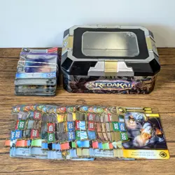 Redakai Conquer The Kairu Tin, 33 Cards + 31 Warped Cards - Image 1