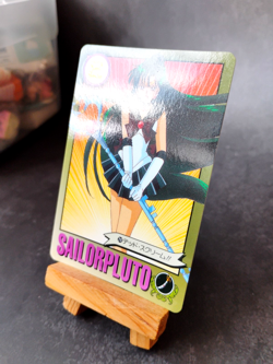 Pluto - 210 - Sailor Moon S - Vintage 1994 Bandai Carddass Card - Image 2