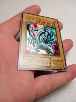Yu-Gi-Oh EX-49 Blue Eyes White Dragon Japanese Holo LP - Image 3