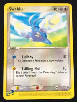 Pokemon Swablu 75/97 Common (NM) - Image 1