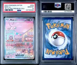 Mew ex 053 Sv: Scarlet & Violet Promo Cards Holo PSA 10 UPC Premium Collections - Image 3
