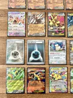 Pokemon Card Bundle 25 V EX Full Art Holo Rare Job Lot Collection Mixed Bundle - Image 4