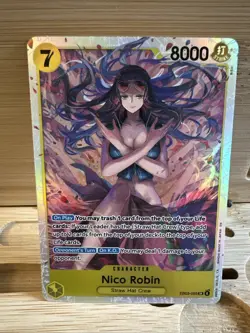 EB03-055 Nico Robin SR One Piece Card Game TCG English NM - Image 1