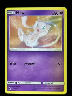 2019 Mew RARE 32/68 Hidden Fates Pokemon TCG Card Near Mint - Mint - Image 1