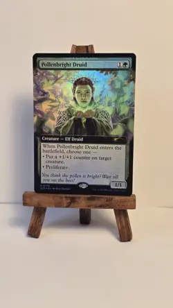MTG Pollenbright Druid FOIL #776 Extended Art Secret Lair Elf NM Matt Stewart - Image 1