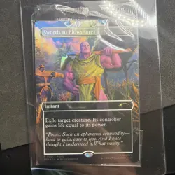 Magic the Gathering PSA Magazine Promo Swords to Plowshares Thanos - Image 1