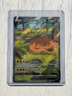 Pokemon Charizard VSTAR SWSH262 Full Art Black Star Promo Holo Card NM Condition - Image 2