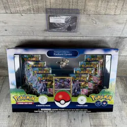 Pokemon TCG: Pokemon Go Radiant Eevee Premium Collection Box New Factory Sealed - Image 1
