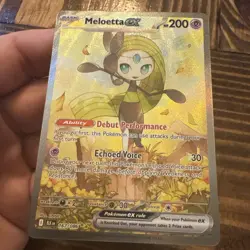 Meloetta EX 167/086 SIR Black Bolt Scarlett & Violet Pokemon Card 🔥 NM - Image 1