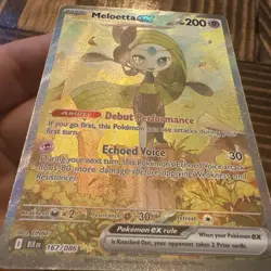 Meloetta EX 167/086 SIR Black Bolt Scarlett & Violet Pokemon Card 🔥 NM - Image 4