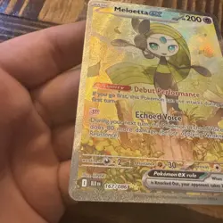 Meloetta EX 167/086 SIR Black Bolt Scarlett & Violet Pokemon Card 🔥 NM - Image 5