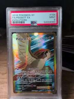 2016 Pokemon Xy Pidgeot Ex Evolutions PSA 9 - Image 1