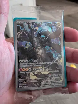 Pokemon Center Exclusive N's Zekrom 031 Mega Evolution Black Star Promo, SEALED! - Image 1