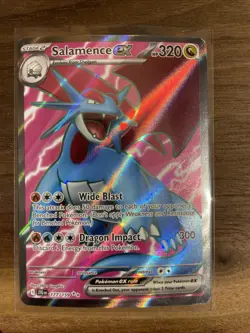 Pokemon Salamence ex #177/159 English Journey Together Ultra Rare Full Art - Image 1