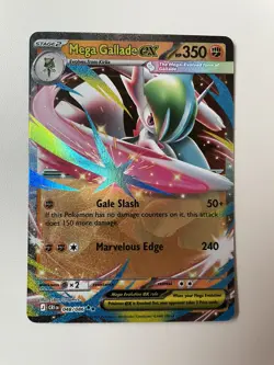 Mega Gallade ex 48/86 Double Rare Pokemon TCG Chaos Rising ME04 NM - Image 1