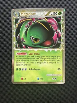 Pokemon Meganium Prime HGSS08 Stage 2 Promo Holo - Image 1