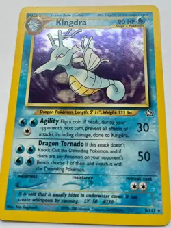 Pokemon Neo Genesis 1st Edition Kingdra Holo #8/111 - Image 3