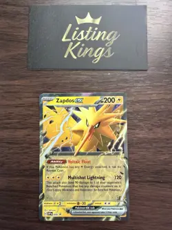 Pokemon SV Black Star Promos SVP EN Zapdos ex 049 NM - Image 5