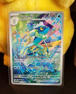 Pokemon TCG Frogadier 089/086 Chaos Rising Illustration Rare READ DESCRIPTION - Image 1