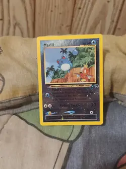 Pokemon Marill 11/18 WOTC Southern Islands Reverse Holo - Image 1