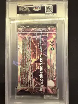 Pokemon Double Crisis Booster Pack PSA 8 Groudon Art - Image 2