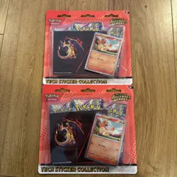 Pokemon TCG Ascended Heroes Charmander Tech Sticker Collection x2 - Image 1