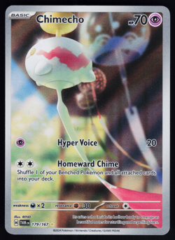 Chimecho 179/167 Pokemon Twilight Masquerade English Illustration Rare - Image 1