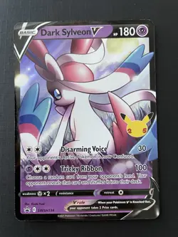 Pokemon TCG Celebrations Dark Sylveon v SWSH134 Black Star Promo Card - Image 1