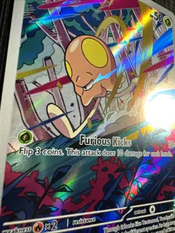 2023 Pokemon Toedscool Illustration Rare Full Art 201/198 Scarlet & Violet Base - Image 3