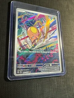 2023 Pokemon Toedscool Illustration Rare Full Art 201/198 Scarlet & Violet Base - Image 5