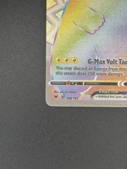 Pokemon TCG Pikachu Vmax 188/185 Vivid Voltage Secret Rare - Image 5