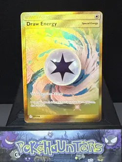 Pokemon Card Draw Energy 271/236 Cosmic Eclipse Full Art Gold Secret Rare NM - Image 1