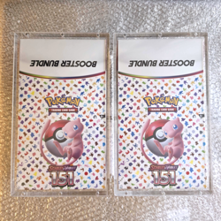 2x SV03.5 151 Booster Bundle Displays English Pokemon Factory Sealed w/ Acrylic - Image 2