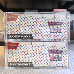 2x SV03.5 151 Booster Bundle Displays English Pokemon Factory Sealed w/ Acrylic - Image 4