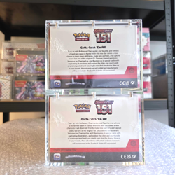 2x SV03.5 151 Booster Bundle Displays English Pokemon Factory Sealed w/ Acrylic - Image 5