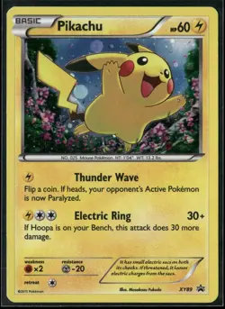 Pokemon - Pikachu XY89 Holo Black Star Promo LP - Image 1