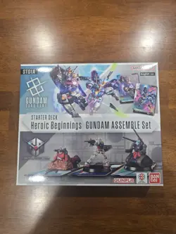 Gundam Card Game Starter Deck Heroic Beginnings Assemble Set Sealed - Image 1