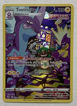 Pokemon Crown Zenith Toxtricity GG09/GG70 Galarian Gallery Holo LP/NM - Image 1