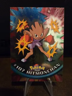 2000 Topps Pokemon TV #107 Hitmonchan Foil Holo 🌟🌟🌟 - Image 1