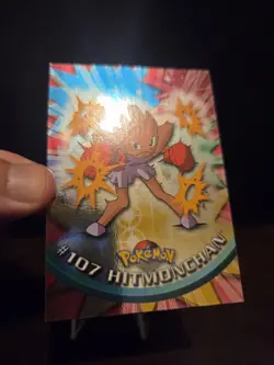 2000 Topps Pokemon TV #107 Hitmonchan Foil Holo 🌟🌟🌟 - Image 2