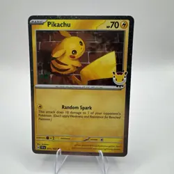 Pikachu - 051/162 - Common - Holo - Pokemon Day 2026 NM Pokemon Promos - Image 1