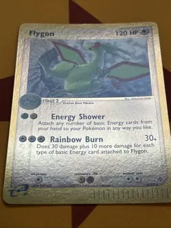 Pokemon Card - Flygon - Reverse Holo Rare - E-Reader (4/97) ex Dragon NM - Image 2