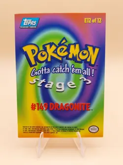 Dragonite #149 (E12 of 12) Blue Label - 1999 Pokemon Topps Stage 3 LP - Image 2