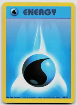 WATER ENERGY 102/102 COMMON BASE SET UNLIMITED POKEMON LP - Image 1