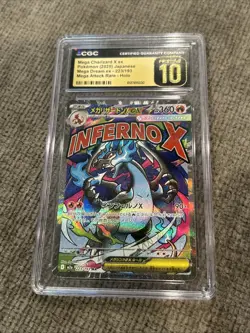 CGC Pristine 10 Mega Charizard X ex 223/193 JP Holo Mega Dream ex 2025 - Image 5