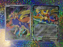 Pokemon TCG Mega Evolution Phantasmal Flames Illustration Rare 100/094 Zacian - Image 1
