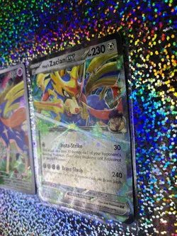 Pokemon TCG Mega Evolution Phantasmal Flames Illustration Rare 100/094 Zacian - Image 4
