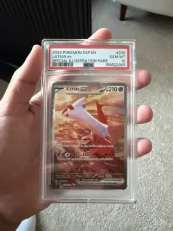 2024 Pokemon Surging Sparks Latias Ex #239/191 PSA 10 GEM MINT - Image 1